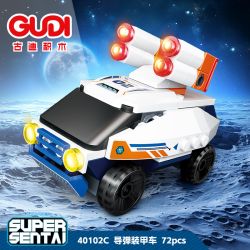 GUDI 40102 SIÊU ĐỘI THUNDER TANK 8 TỔ HỢP bộ đồ chơi xếp lắp ráp ghép mô hình Military Army Quân Sự Bộ Đội 634 khối