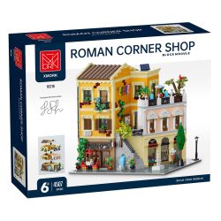 MorkModel 10216 Mork Model 10216 CỬA HÀNG Ở GÓC ROME bộ đồ chơi xếp lắp ráp ghép mô hình Creator Sáng Tạo 4507 khối