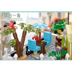 MorkModel 10216 Mork Model 10216 CỬA HÀNG Ở GÓC ROME bộ đồ chơi xếp lắp ráp ghép mô hình Creator Sáng Tạo 4507 khối