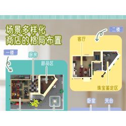 MorkModel 10216 Mork Model 10216 CỬA HÀNG Ở GÓC ROME bộ đồ chơi xếp lắp ráp ghép mô hình Creator Sáng Tạo 4507 khối