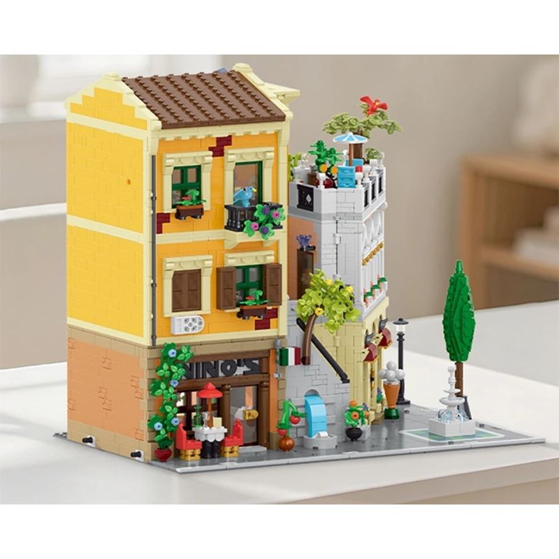 MorkModel 10216 Mork Model 10216 CỬA HÀNG Ở GÓC ROME bộ đồ chơi xếp lắp ráp ghép mô hình Creator Sáng Tạo 4507 khối