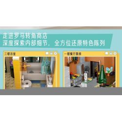 MorkModel 10216 Mork Model 10216 CỬA HÀNG Ở GÓC ROME bộ đồ chơi xếp lắp ráp ghép mô hình Creator Sáng Tạo 4507 khối