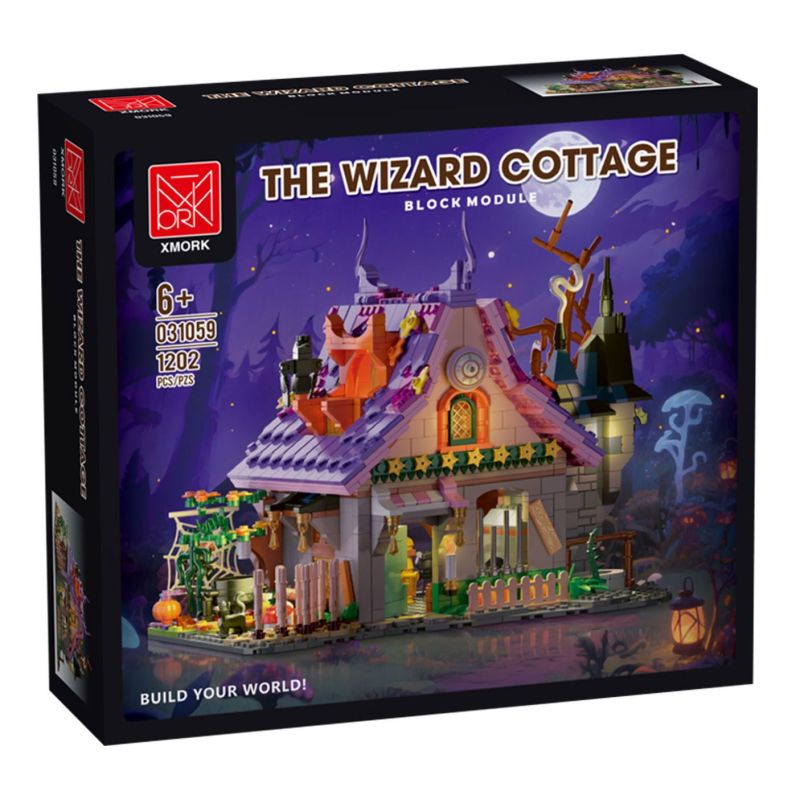 MorkModel 031059 Mork Model 031059 TÚP LỀU PHÙ THỦY bộ đồ chơi xếp lắp ráp ghép mô hình Creator Sáng Tạo 1202 khối