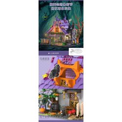 MorkModel 031059 Mork Model 031059 TÚP LỀU PHÙ THỦY bộ đồ chơi xếp lắp ráp ghép mô hình Creator Sáng Tạo 1202 khối