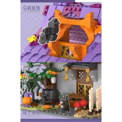 MorkModel 031059 Mork Model 031059 TÚP LỀU PHÙ THỦY bộ đồ chơi xếp lắp ráp ghép mô hình Creator Sáng Tạo 1202 khối