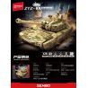 SEMBO 203273 XE TĂNG CHIẾN ĐẤU CHỦ LỰC ZTZ-100 bộ đồ chơi xếp lắp ráp ghép mô hình Military Army Quân Sự Bộ Đội 810 khối