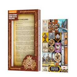 LUMIBRICKS FUNWHOLE 11018 STEAMPUNK BỘ GẠCH IN ĐẾ CHẾ SẮT PHIÊN BẢN GIỚI HẠN bộ đồ chơi xếp lắp ráp ghép mô hình IRON EMPIRE PRINTED PACK