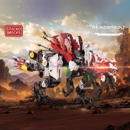 STACK 06001 HORIZON WEST SPINE OF SLAUGHTER BLADEBACK bộ đồ chơi xếp lắp ráp ghép mô hình Movie & Game THUNDERBOLT Phim Và Trò Chơi 1519 khối