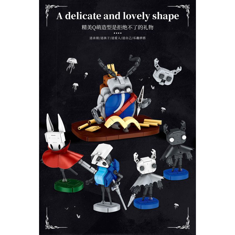 STACK 07003 HIỆP SĨ RỖNG bộ đồ chơi xếp lắp ráp ghép mô hình Movie & Game CAVE KNIGHT Phim Và Trò Chơi 886 khối