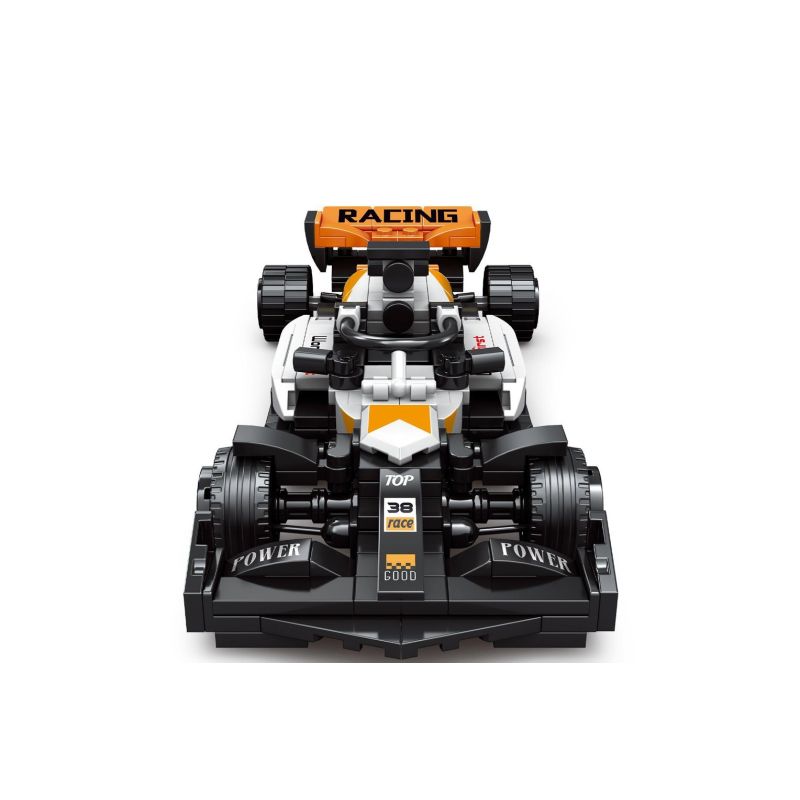 STACK 08001-A 08001-B 08001-C 08001-D XE ĐUA CÔNG THỨC F1 4 MẪU bộ đồ chơi xếp lắp ráp ghép mô hình Racers Đua Tốc Độ 1255 khối