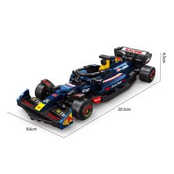 STACK 08001-A 08001-B 08001-C 08001-D XE ĐUA CÔNG THỨC F1 4 MẪU bộ đồ chơi xếp lắp ráp ghép mô hình Racers Đua Tốc Độ 1255 khối