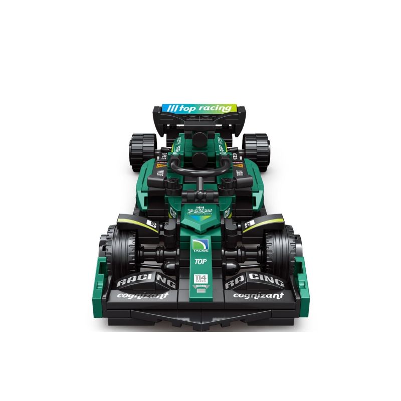 STACK 08001-A 08001-B 08001-C 08001-D XE ĐUA CÔNG THỨC F1 4 MẪU bộ đồ chơi xếp lắp ráp ghép mô hình Racers Đua Tốc Độ 1255 khối