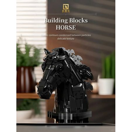 QIZHILE 103003 ĐẦU NGỰA bộ đồ chơi xếp lắp ráp ghép mô hình Creator Sáng Tạo 3091 khối