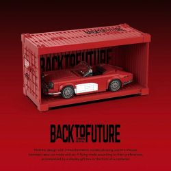 PIBO PB8828 8828 TRỞ VỀ TƯƠNG LAI CHEVROLET CORVETTE C1 bộ đồ chơi xếp lắp ráp ghép mô hình Speed Champions Racing Cars BACK TO FUTURE Đua Xe Công Thức 552 khối