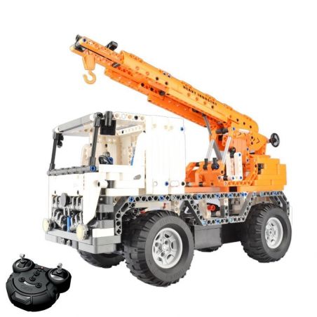 DOUBLEE CADA C51013 51013 non  XE CẨU HÀNG bộ đồ chơi xếp lắp ráp ghép mô hình  MOBILE CRANE Kỹ Thuật Công Nghệ Cao Mô Hình Phương Tiện 838 khối