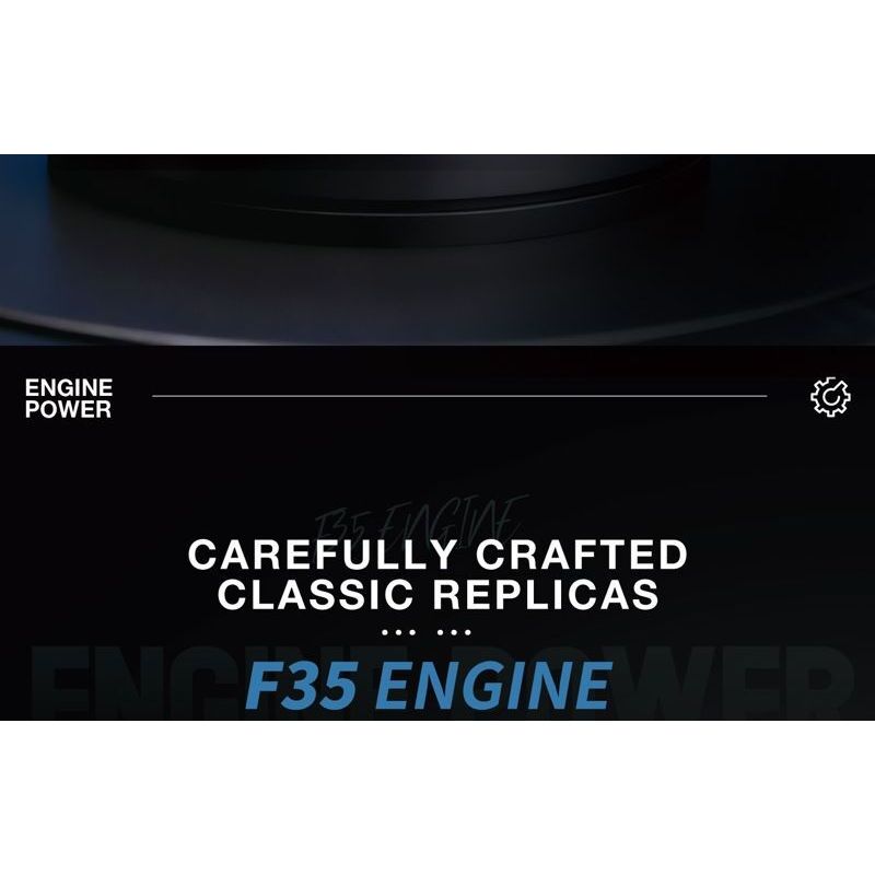 REOBRIX 33014 ĐỘNG CƠ F35B bộ đồ chơi xếp lắp ráp ghép mô hình Technic Kỹ Thuật Công Nghệ Cao Mô Hình Phương Tiện