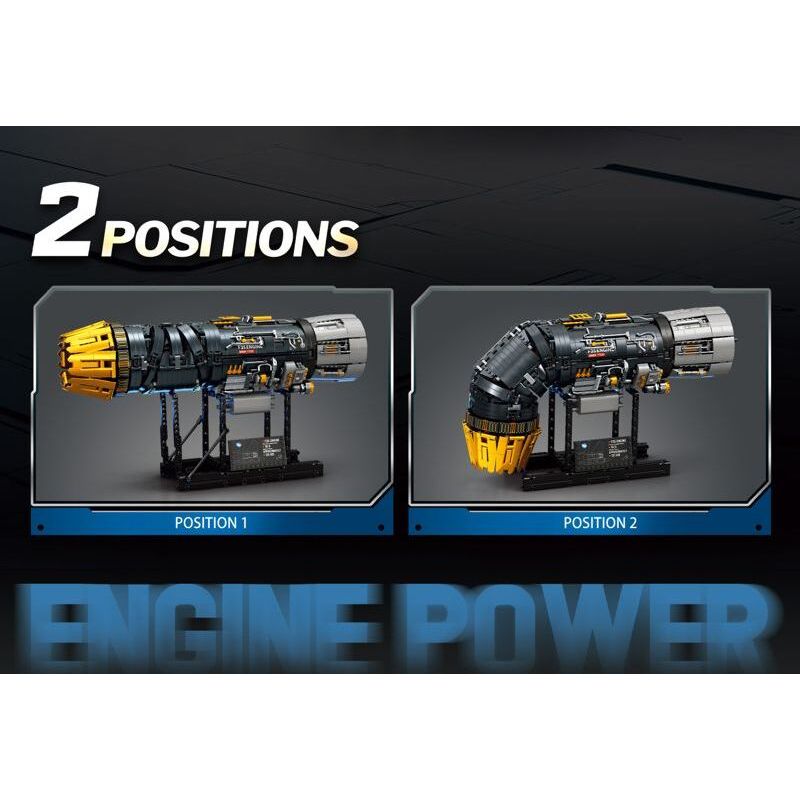 REOBRIX 33014 ĐỘNG CƠ F35B bộ đồ chơi xếp lắp ráp ghép mô hình Technic Kỹ Thuật Công Nghệ Cao Mô Hình Phương Tiện