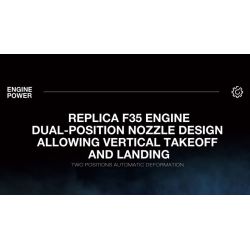 REOBRIX 33014 ĐỘNG CƠ F35B bộ đồ chơi xếp lắp ráp ghép mô hình Technic Kỹ Thuật Công Nghệ Cao Mô Hình Phương Tiện