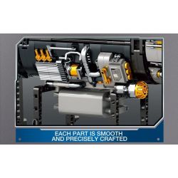 REOBRIX 33014 ĐỘNG CƠ F35B bộ đồ chơi xếp lắp ráp ghép mô hình Technic Kỹ Thuật Công Nghệ Cao Mô Hình Phương Tiện