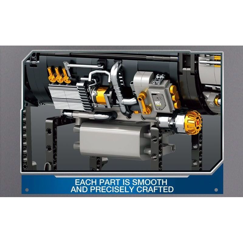 REOBRIX 33014 ĐỘNG CƠ F35B bộ đồ chơi xếp lắp ráp ghép mô hình Technic Kỹ Thuật Công Nghệ Cao Mô Hình Phương Tiện