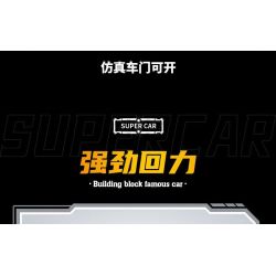 SOUZOSHA C2163-1 2163-1 XE NỔI TIẾNG CỦA JISU ĐUA MÀU ĐEN bộ đồ chơi xếp lắp ráp ghép mô hình Speed Champions Racing Cars Đua Xe Công Thức 319 khối