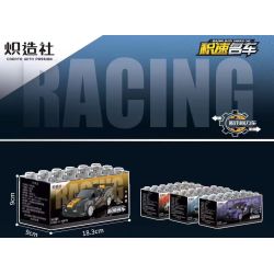 SOUZOSHA C2163-1 2163-1 XE NỔI TIẾNG CỦA JISU ĐUA MÀU ĐEN bộ đồ chơi xếp lắp ráp ghép mô hình Speed Champions Racing Cars Đua Xe Công Thức 319 khối