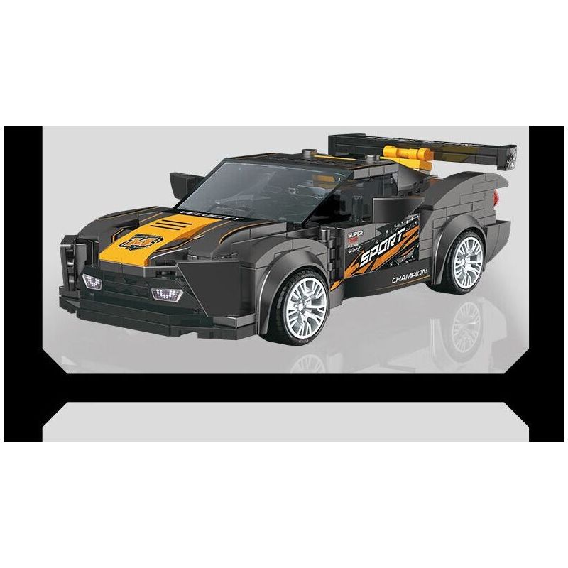 SOUZOSHA C2163-2 2163-2 XE SANG JISU ĐUA MÀU BẠC bộ đồ chơi xếp lắp ráp ghép mô hình Speed Champions Racing Cars Đua Xe Công Thức 302 khối