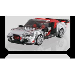 SOUZOSHA C2163-3 2163-3 XE NỔI TIẾNG CỦA JISU ĐUA MÀU XANH bộ đồ chơi xếp lắp ráp ghép mô hình Speed Champions Racing Cars Đua Xe Công Thức 297 khối