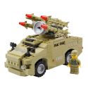 Kazi KY98401 98401 non Lego XE PHÓNG TÊN LỬA PHÒNG KHÔNG bộ đồ chơi xếp lắp ráp ghép mô hình Military Army Quân Sự Bộ Đội 266 khối