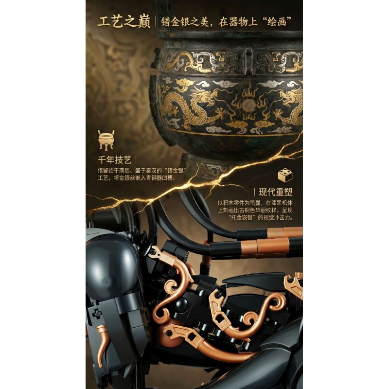 COOL PLAY TREND × TAILORING DEPARTMENT (DIFFICULT ORIGINAL) SHJ-SS-XZ001 SS-XZ001 -XZ001 SHJSS-XZ001 VƯƠNG QUỐC NÚI VÀ BIỂN QUÁI THÚ HUYỀN THOẠI HAECHI bộ đồ chơi xếp lắp ráp ghép mô hình Creator XIÈ ZHÌ Sáng Tạo 1301 khối