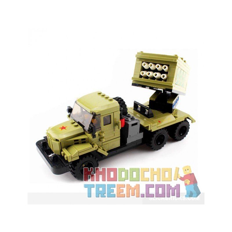 Kazi KY98404 98404 non  XE PHÁO PHẢN LỰC bộ đồ chơi xếp lắp ráp ghép mô hình Military Army Quân Sự Bộ Đội 365 khối