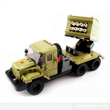 Kazi KY98404 98404 non  XE PHÁO PHẢN LỰC bộ đồ chơi xếp lắp ráp ghép mô hình Military Army Quân Sự Bộ Đội 365 khối