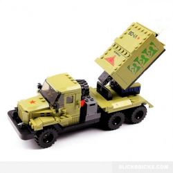 Kazi KY98404 98404 non  XE PHÁO PHẢN LỰC bộ đồ chơi xếp lắp ráp ghép mô hình Military Army Quân Sự Bộ Đội 365 khối