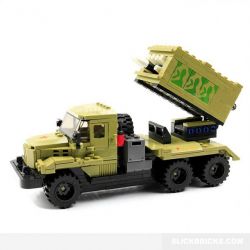 Kazi KY98404 98404 non  XE PHÁO PHẢN LỰC bộ đồ chơi xếp lắp ráp ghép mô hình Military Army Quân Sự Bộ Đội 365 khối