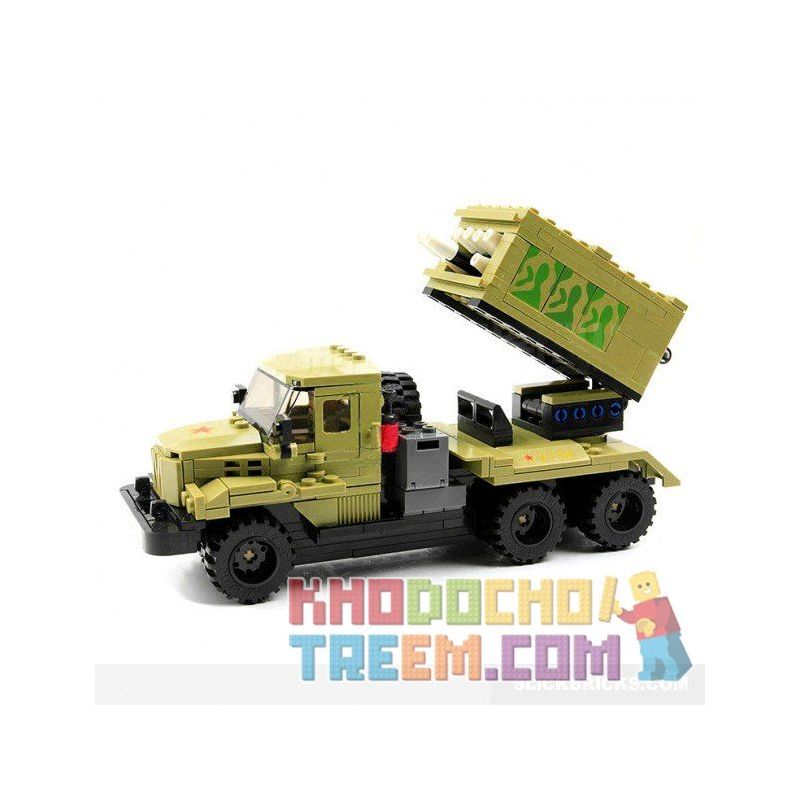 Kazi KY98404 98404 non  XE PHÁO PHẢN LỰC bộ đồ chơi xếp lắp ráp ghép mô hình Military Army Quân Sự Bộ Đội 365 khối