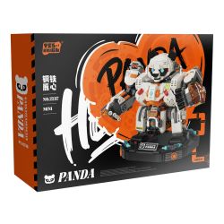 WEILE CHUANGXIANG 2237 TRÁI TIM GẤU SẮT bộ đồ chơi xếp lắp ráp ghép mô hình 1786 khối