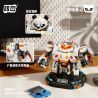 WEILE CHUANGXIANG 2237 TRÁI TIM GẤU SẮT bộ đồ chơi xếp lắp ráp ghép mô hình 1786 khối
