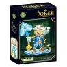 WEILE CHUANGXIANG 2224 CHƠI BÀI SPADES bộ đồ chơi xếp lắp ráp ghép mô hình 842 khối