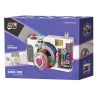WEILE CHUANGXIANG 2212 VŨ TRỤ CƠ KHÍ CAMERA RETRO CYBER ​​PURPLE bộ đồ chơi xếp lắp ráp ghép mô hình 428 khối