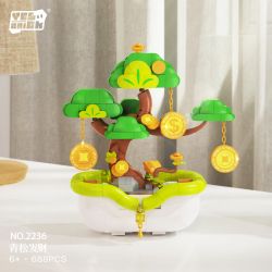WEILE CHUANGXIANG 2236 QINGSONG KIẾM ĐƯỢC NHIỀU TIỀN bộ đồ chơi xếp lắp ráp ghép mô hình Arts & Crafts 688 khối