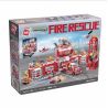 QMAN ENLIGHTEN KEEPPLEY 12029 TRUNG TÂM TRẢI NGHIỆM AN TOÀN PHÒNG CHÁY CHỮA bộ đồ chơi xếp lắp ráp ghép mô hình Creator Sáng Tạo