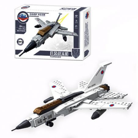 Kazi KY98406 98406 non  MÁY BAY TIÊM KÍCH bộ đồ chơi xếp lắp ráp ghép mô hình Military Army TORNADO Quân Sự Bộ Đội 254 khối