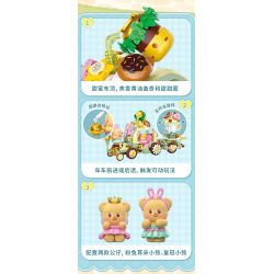 TOP TOY TC3504 3504 GẤU BƠ CÀ PHÊ SỮA TWIST CUP bộ đồ chơi xếp lắp ráp ghép mô hình BUTTERBRAR