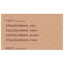 TOP TOY TC3504 3504 GẤU BƠ CÀ PHÊ SỮA TWIST CUP bộ đồ chơi xếp lắp ráp ghép mô hình BUTTERBRAR