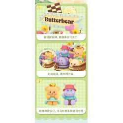 TOP TOY TC3504 3504 GẤU BƠ CÀ PHÊ SỮA TWIST CUP bộ đồ chơi xếp lắp ráp ghép mô hình BUTTERBRAR