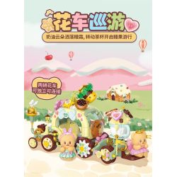 TOP TOY TC3505 3505 GẤU BƠ XE BỘI THU GIÒN bộ đồ chơi xếp lắp ráp ghép mô hình BUTTERBRAR