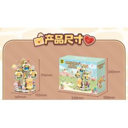 TOP TOY TC3505 3505 GẤU BƠ XE BỘI THU GIÒN bộ đồ chơi xếp lắp ráp ghép mô hình BUTTERBRAR