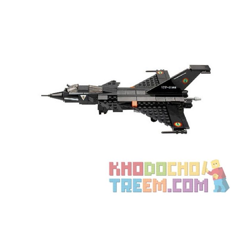 Kazi KY98407 98407 non  MÁY BAY CHIẾN ĐẤU bộ đồ chơi xếp lắp ráp ghép mô hình Military Army RAFALE FIGHTER Quân Sự Bộ Đội 191 khối