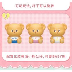 TOP TOY TC3505 3505 GẤU BƠ XE BỘI THU GIÒN bộ đồ chơi xếp lắp ráp ghép mô hình BUTTERBRAR