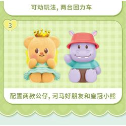 TOP TOY TC3505 3505 GẤU BƠ XE BỘI THU GIÒN bộ đồ chơi xếp lắp ráp ghép mô hình BUTTERBRAR